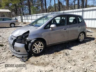 2007 Honda Fit Sport with VIN JHMGD38677S063204, listed as a Copart auction lot 48680995 with 233,496 mi miles and Salvage Title. Bid and sale history available at carsss.com. Image 1.