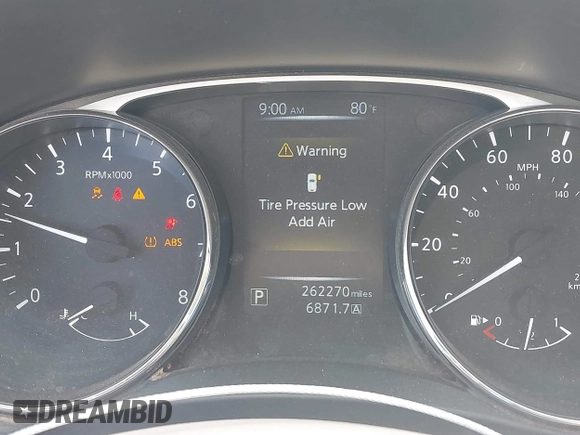 2014 Nissan Rogue SV with VIN 5N1AT2MT2EC751467, listed as a IAAI auction lot 42036355 with 262,270 mi miles and . Bid and sale history available at carsss.com. Image 7.
