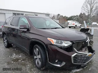 2021 Chevrolet Traverse LT Leather with VIN 1GNEVHKW3MJ249827, listed as a IAAI auction lot 41601914 with 94,031 mi miles. Bid and sale history available at carsss.com. Image 1.