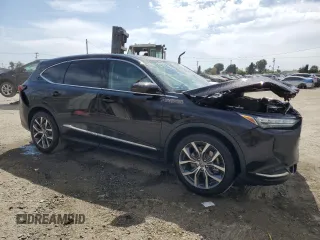 2024 Acura MDX Technology with VIN 5J8YD9H49RL002877, listed as a Copart auction lot 53108385 with 9,171 mi miles and Salvage title. Bid and sale history available at DreamBid. Image 4.
