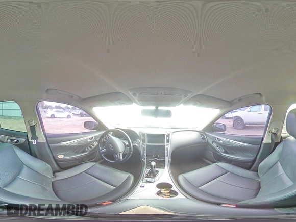 2015 Infiniti Q50 with VIN JN1BV7AP4FM358818, listed as a Copart auction lot 59081465 with 133,503 mi miles and Salvage title. Bid and sale history available at DreamBid. Image 15.