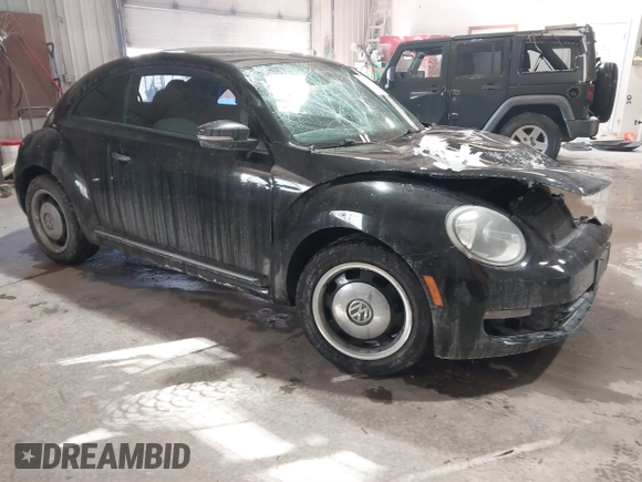 2015 Volkswagen Beetle Fleet Edition with VIN 3VWF17ATXFM654998, listed as a IAAI auction lot 41569970 with 76,265 mi miles and . Bid and sale history available at DreamBid. Image 1.