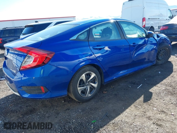 2020 Honda Civic Sedan LX with VIN 2HGFC2F68LH578566, listed as a IAAI auction lot 41746048 with 39,263 mi miles. Bid and sale history available at carsss.com. Image 4.