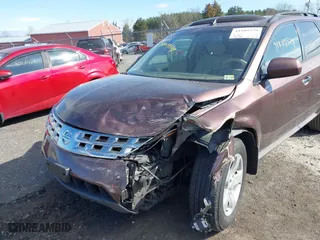 2004 Nissan Murano SE with VIN JN8AZ08W24W307566, listed as a IAAI auction lot 41809579 with 118,114 mi miles. Bid and sale history available at carsss.com. Image 6.