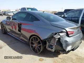 2018 Infiniti Q60 Luxe with VIN JN1EV7EK6JM341569, listed as a IAAI auction lot 41740997 with 126,711 mi miles and . Bid and sale history available at carsss.com. Image 3.