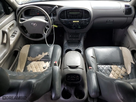 2005 Toyota Sequoia SR5 with VIN 5TDZT34A15S243856, listed as a Copart auction lot 48631245 with 221,965 mi miles and Salvage Title. Bid and sale history available at carsss.com. Image 8.