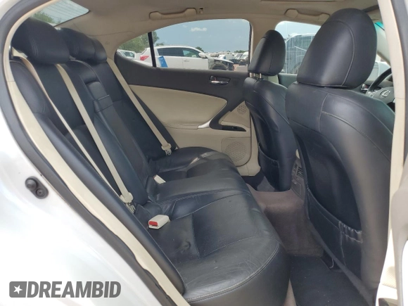 2011 Lexus IS 250 with VIN JTHBF5C24B5138307, listed as a Copart auction lot 54593805 with 191,395 mi miles and Clean Title. Bid and sale history available at DreamBid. Image 10.