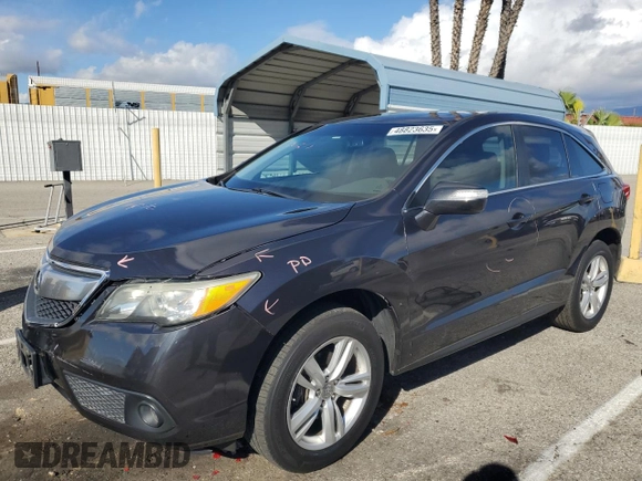 2015 Acura RDX with VIN 5J8TB3H36FL018373, listed as a Copart auction lot 48823635 with 34,428 mi miles and Salvage Title. Bid and sale history available at carsss.com. Image 1.