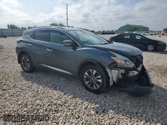 2016 Nissan Murano SV z VIN 5N1AZ2MG8GN161167, wystawiony jako Copart lot #55910765 z przebiegiem 114 829 mil mil oraz Szkoda całkowita • Salvage title. Historia ofert i sprzedaży dostępna na DreamBid. Obrazek 4.