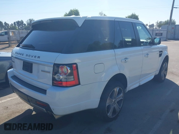 2013 Land Rover Range Rover Sport SC with VIN SALSH2E40DA792930, listed as a IAAI auction lot 42121819 with 154,654 mi miles and . Bid and sale history available at DreamBid. Image 4.