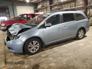 2014 Honda Odyssey EX-L with VIN 5FNRL5H63EB073344, listed as a Copart auction lot 57634045 with 162,232 mi miles and Salvage title. Bid and sale history available at DreamBid. Image 1.