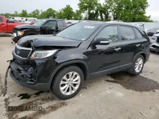 2015 Kia Sorento EX with VIN 5XYKU4A73FG622594, listed as a Copart auction lot 58627155 with 136,470 mi miles and Salvage title. Bid and sale history available at DreamBid. Image 1.