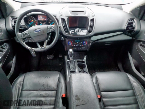 2018 Ford Escape Titanium with VIN 1FMCU9J98JUB31234, listed as a Copart auction lot 58817705 with 140,183 mi miles and Salvage title. Bid and sale history available at DreamBid. Image 8.