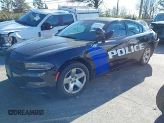 2022 Dodge Charger Police with VIN 2C3CDXAT3NH109952, listed as a IAAI auction lot 40919989 with 19,169 mi miles and . Bid and sale history available at DreamBid. Image 2.