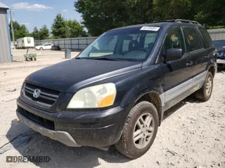 2004 Honda Pilot LX with VIN 2HKYF18194H570432, listed as a Copart auction lot 45927165 with 203,443 mi miles and Non Repairable. Bid and sale history available at carsss.com. Image 3.