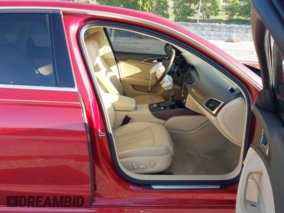 2014 Audi A6 Prestige with VIN WAUHGAFC6EN060054, listed as a IAAI auction lot 42006061 with 42,381 mi miles and . Bid and sale history available at DreamBid. Image 5.