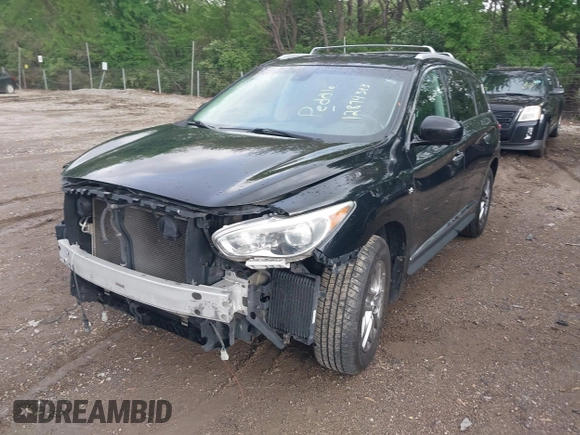 2014 Infiniti QX60 with VIN 5N1AL0MM3EC546351, listed as a IAAI auction lot 42196214 with 199,071 mi miles and . Bid and sale history available at DreamBid. Image 2.