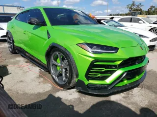 2021 Lamborghini Urus z VIN ZPBUA1ZL6MLA14421, wystawiony jako Copart lot #74109914 z przebiegiem Nie podano mil oraz Nie do naprawy. Historia ofert i sprzedaży dostępna na DreamBid. Obrazek 4.