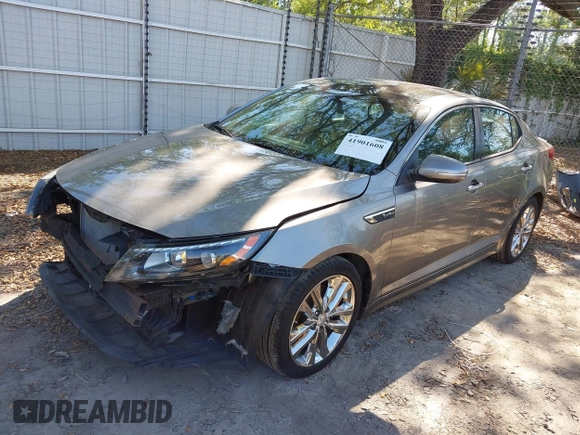2014 Kia Optima SXL Turbo with VIN 5XXGR4A69EG284510, listed as a IAAI auction lot 41901608 with 81,877 mi miles and . Bid and sale history available at DreamBid. Image 2.