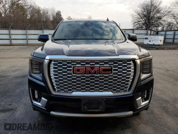 2023 GMC Yukon XL Denali with VIN 1GKS1JKL4PR215930, listed as a Copart auction lot 43771215 with 73,769 mi miles and Clean Title. Bid and sale history available at carsss.com. Image 5.