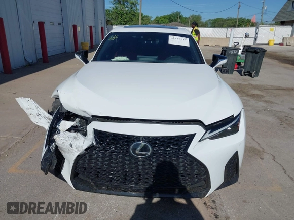 2022 Lexus IS 350 F Sport with VIN JTHGZ1E26N5023327, listed as a IAAI auction lot 42286717 with 32,098 mi miles and . Bid and sale history available at DreamBid. Image 13.
