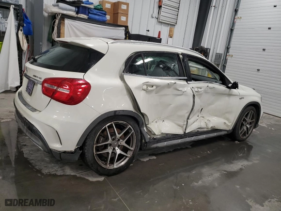 2015 Mercedes-Benz GLA-Class GLA 45 AMG with VIN WDDTG5CB9FJ127485, listed as a Copart auction lot 89142125 with NaN miles and Clean Title. Bid and sale history available at carsss.com. Image 3.