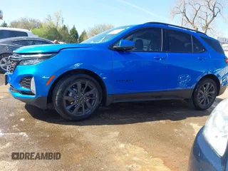 2024 Chevrolet Equinox RS with VIN 3GNAXMEG8RS221288, listed as a IAAI auction lot 41976989 with 30,223 mi miles and . Bid and sale history available at DreamBid. Image 15.