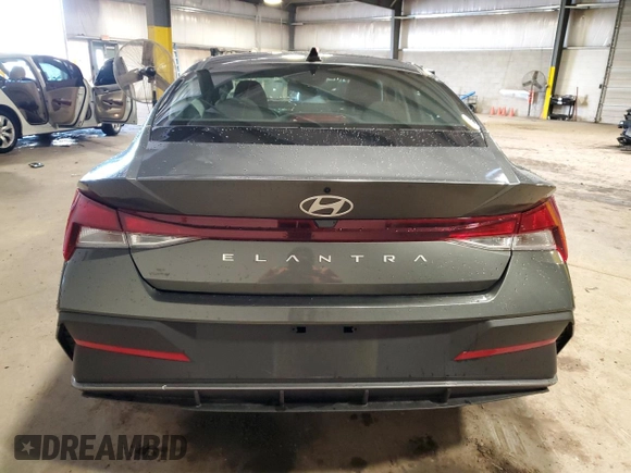 2024 Hyundai Elantra SE with VIN KMHLL4DG2RU809861, listed as a Copart auction lot 85215134 with 4,906 mi miles and Salvage Title. Bid and sale history available at DreamBid. Image 6.