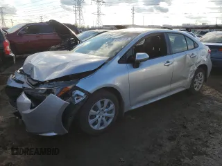 2024 Toyota Corolla LE with VIN JTDB4MEE3R3021798, listed as a Copart auction lot 47267415 with 24,343 mi miles and Salvage title. Bid and sale history available at DreamBid. Image 1.