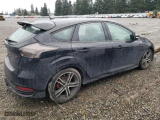 2017 Ford Focus ST with VIN 1FADP3L90HL317446, listed as a Copart auction lot 86165304 with 129,389 mi miles and Salvage Title. Bid and sale history available at carsss.com. Image 3.