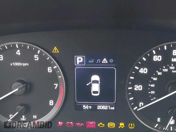 2017 Hyundai Sonata 2.4L with VIN 5NPE24AF9HH578638, listed as a IAAI auction lot 42100003 with 20,261 mi miles and . Bid and sale history available at DreamBid. Image 15.