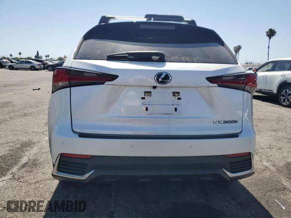 2020 Lexus NX 300h with VIN JTJGJRDZ8L5008635, listed as a Copart auction lot 61478925 with 57,773 mi miles and Salvage title. Bid and sale history available at DreamBid. Image 6.