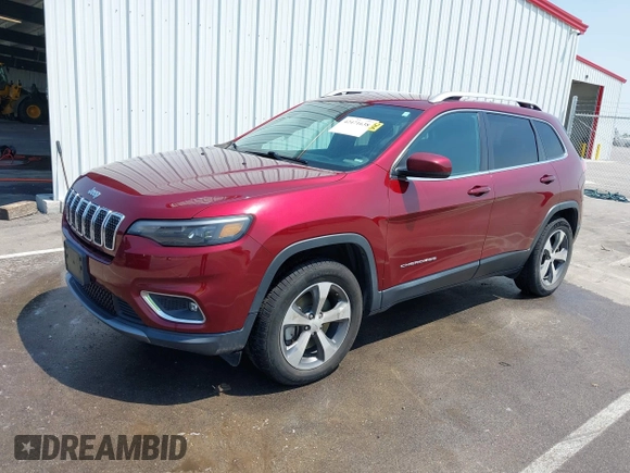 2019 Jeep Cherokee Limited with VIN 1C4PJMDX1KD322345, listed as a IAAI auction lot 42471638 with 36,031 mi miles and . Bid and sale history available at DreamBid. Image 18.