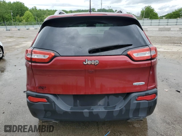 2017 Jeep Cherokee Latitude with VIN 1C4PJLCSXHD219224, listed as a Copart auction lot 56536045 with 85,323 mi miles and Salvage title. Bid and sale history available at DreamBid. Image 6.