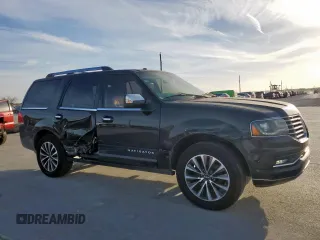 2017 Lincoln Navigator Select with VIN 5LMJJ2HTXHEL00423, listed as a Copart auction lot 48228985 with 175,204 mi miles and Salvage title. Bid and sale history available at DreamBid. Image 4.