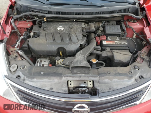 2010 Nissan Versa 1.8 SL with VIN 3N1BC1CP7AL460276, listed as a Copart auction lot 73652014 with 164,615 mi miles and Salvage Title. Bid and sale history available at carsss.com. Image 11.