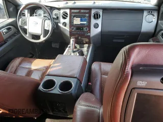 2013 Ford Expedition EL XLT with VIN 1FMJK1J52DEF23233, listed as a Copart auction lot 46584265 with 197,999 mi miles and Salvage Title. Bid and sale history available at carsss.com. Image 8.