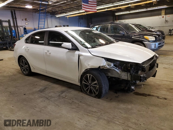 2023 Kia Forte LXS with VIN 3KPF24AD9PE649634, listed as a Copart auction lot 88925375 with 26,090 mi miles and Salvage Title. Bid and sale history available at carsss.com. Image 4.