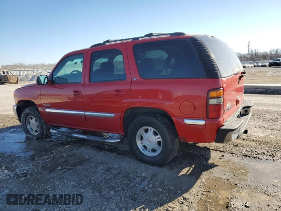 2002 GMC Yukon SLT z VIN 1GKEK13Z62R191085, wystawiony jako Copart lot #42645755 z przebiegiem 173 890 mil mil oraz Czysty tytuł • Clean title. Historia ofert i sprzedaży dostępna na DreamBid. Obrazek 2.