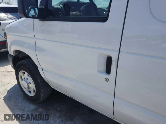2014 Ford Econoline Cargo Commercial with VIN 1FTNE1EW3EDA67962, listed as a IAAI auction lot 42737706 with 108,158 mi miles and . Bid and sale history available at DreamBid. Image 1.