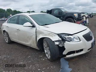 2012 Buick Regal Turbo Premium 3 with VIN 2G4GU5GV3C9190321, listed as a IAAI auction lot 42603218 with 116,452 mi miles and . Bid and sale history available at DreamBid. Image 1.