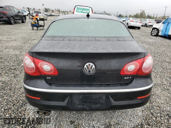 2012 Volkswagen CC Sport PZEV with VIN WVWMP7AN4CE505160, listed as a Copart auction lot 76421934 with Not Provided miles and Salvage Title. Bid and sale history available at carsss.com. Image 6.