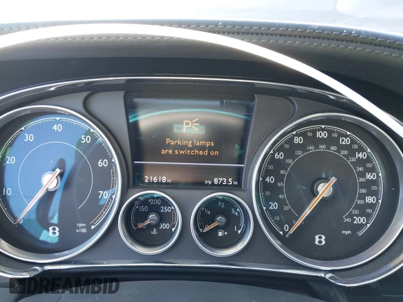 2016 Bentley Continental GT V8 with VIN SCBGT3ZA4GC054383, listed as a IAAI auction lot 41760961 with 21,618 mi miles and . Bid and sale history available at DreamBid. Image 7.
