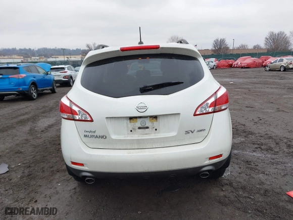 2011 Nissan Murano SV with VIN JN8AZ1MWXBW186293, listed as a IAAI auction lot 41477934 with 92,729 mi miles. Bid and sale history available at carsss.com. Image 15.