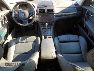 2008 BMW X3 3.0si with VIN WBXPC93448WJ20078, listed as a Copart auction lot 46501855 with 143,308 mi miles and Salvage Title. Bid and sale history available at DreamBid. Image 8.