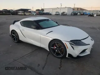 2020 Toyota GR Supra 3.0 with VIN WZ1DB4C01LW024857, listed as a Copart auction lot 86454564 with 0 mi miles and Salvage Title. Bid and sale history available at carsss.com. Image 4.