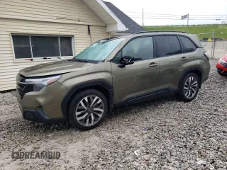 2025 Subaru Forester Touring with VIN JF2SLDTCXSH404426, listed as a Copart auction lot 58065215 with 12,043 mi miles and Salvage title. Bid and sale history available at DreamBid. Image 1.