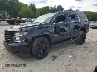 2019 Chevrolet Tahoe LT with VIN 1GNSKBKC1KR215415, listed as a Copart auction lot 58592065 with Not provided miles and Salvage title. Bid and sale history available at DreamBid. Image 1.