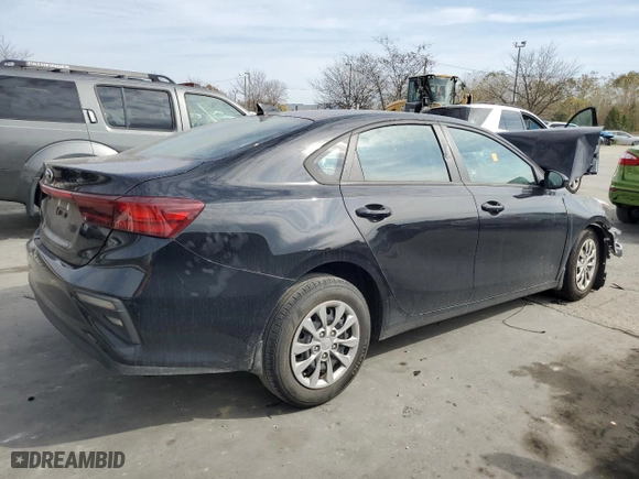 2021 Kia Forte LXS with VIN 3KPF24AD8ME395989, listed as a Copart auction lot 77104934 with 0 mi miles and Salvage Title. Bid and sale history available at carsss.com. Image 3.