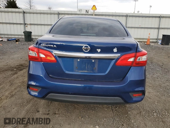 2019 Nissan Sentra S with VIN 3N1AB7AP9KY346756, listed as a Copart auction lot 49882065 with 0 mi miles and Salvage Title. Bid and sale history available at carsss.com. Image 6.